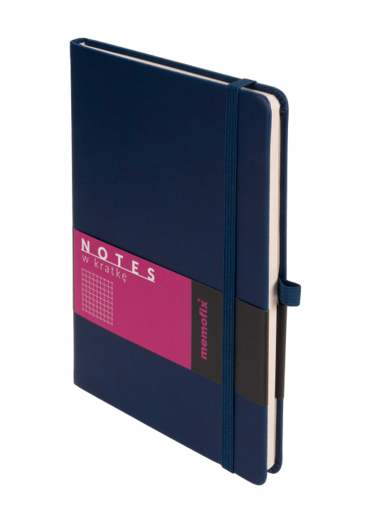 Könyv Memofix A5 notes kratka granatowy 