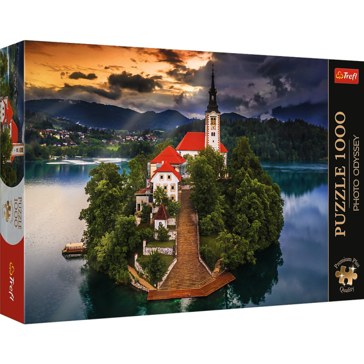 Gra/Zabawka Puzzle 1000 Premium Plus Jezioro Bled Słowenia 10797 