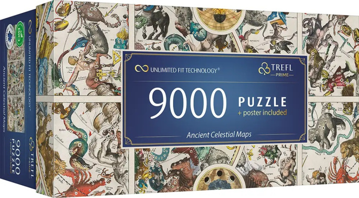 Knjiga Puzzle 9000 UFT Ancient Celestial Maps 81031 