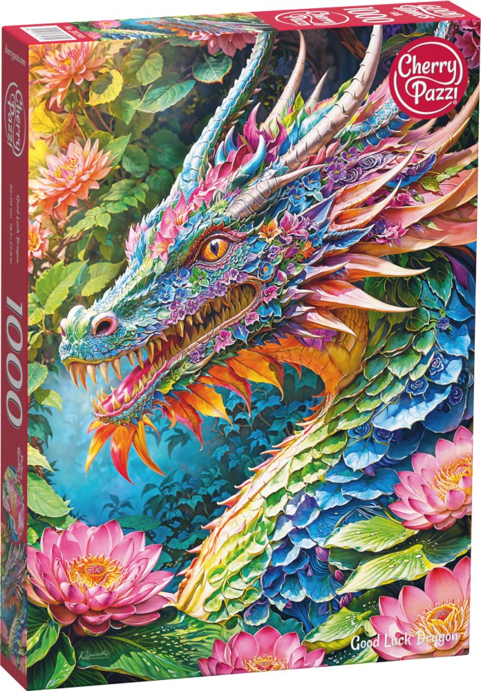 Książka Puzzle 1000 Good Luck Dragon 30790 