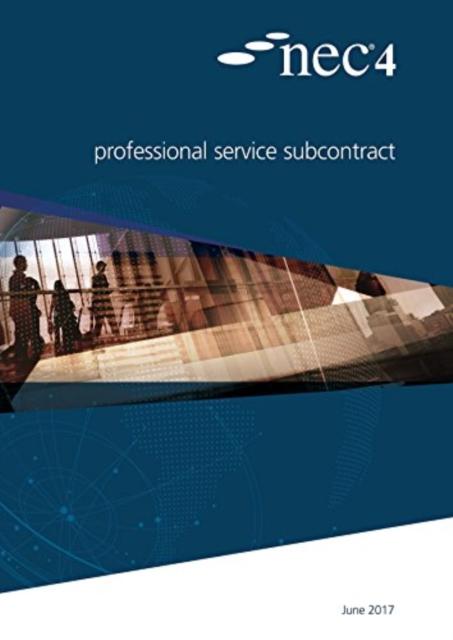 Knjiga NEC4: Professional Service Subcontract NEC NEC