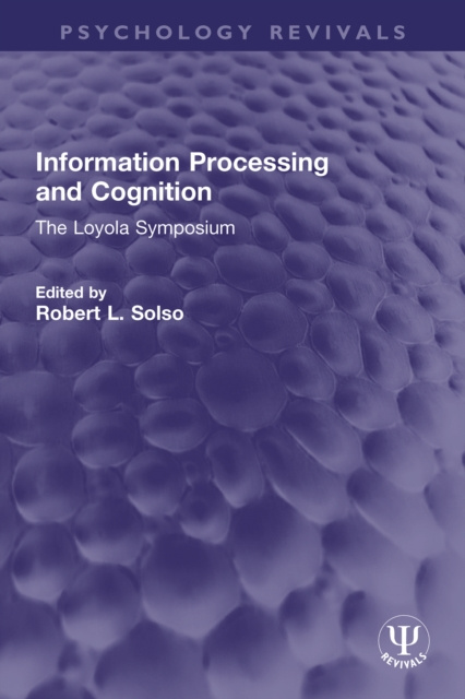 E-knjiga Information Processing and Cognition Robert L. Solso