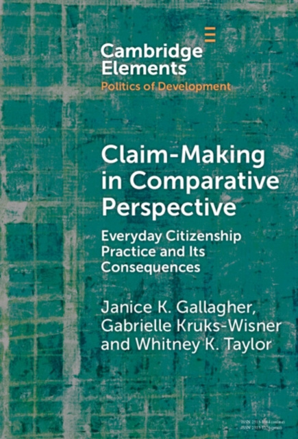 E-kniha Claim-Making in Comparative Perspective Janice K. Gallagher