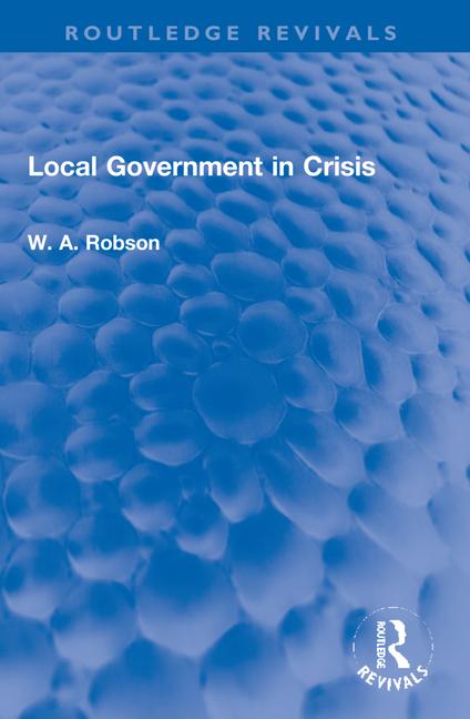 Книга Local Government in Crisis 