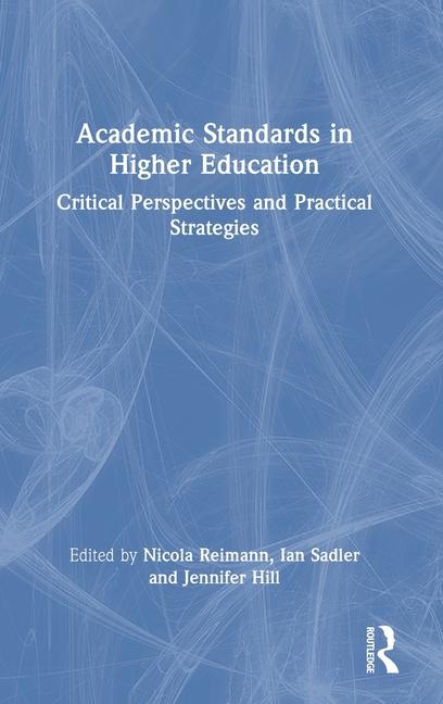 Boek Academic Standards in Higher Education Jennifer Hill