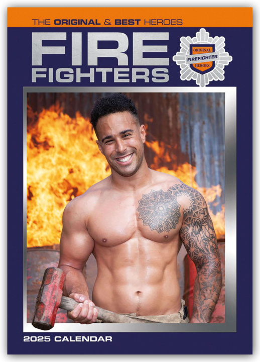 Kniha Firefighters A3 Calendar 2025 