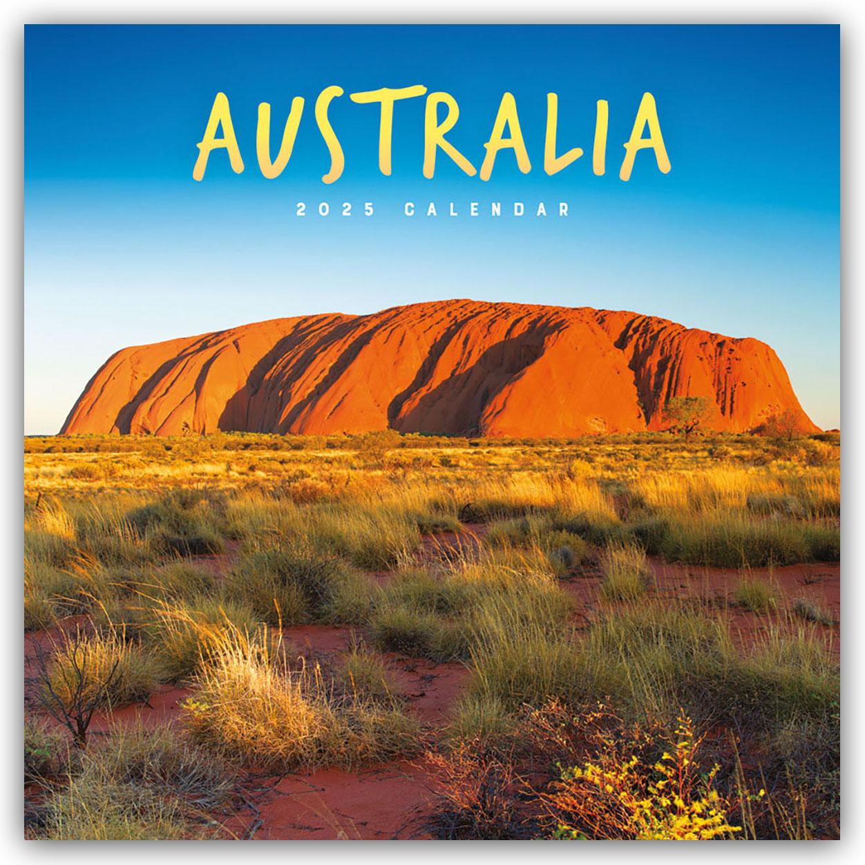 Livre Australia Square Wall Calendar 2025 