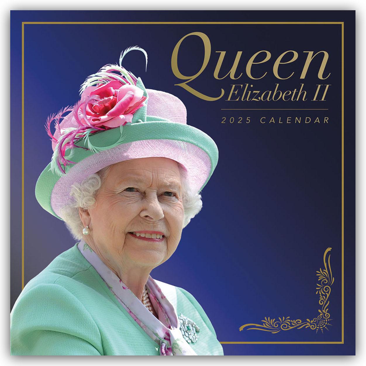 Книга Queen Elizabeth II Square Wall Calendar 2025 