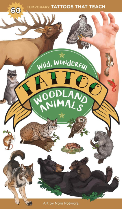Kniha Wild, Wonderful Tattoo Woodland Animals 