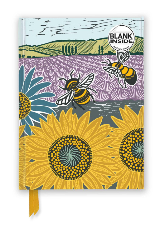 Buch Kate Heiss: Sunflower Fields (Foiled Blank Journal) Flame Tree Publishing