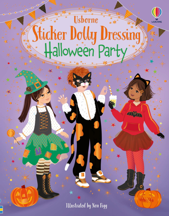 Kniha Sticker Dolly Dressing Halloween Party Antonia Miller