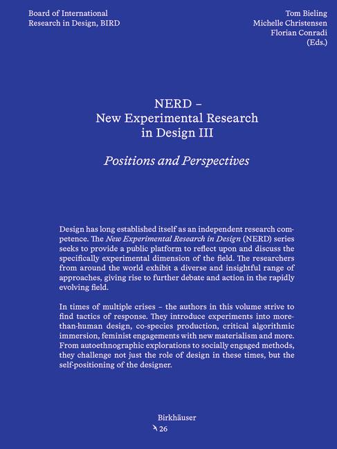 Книга NERD - New Experimental Research in Design 3 Michelle Christensen