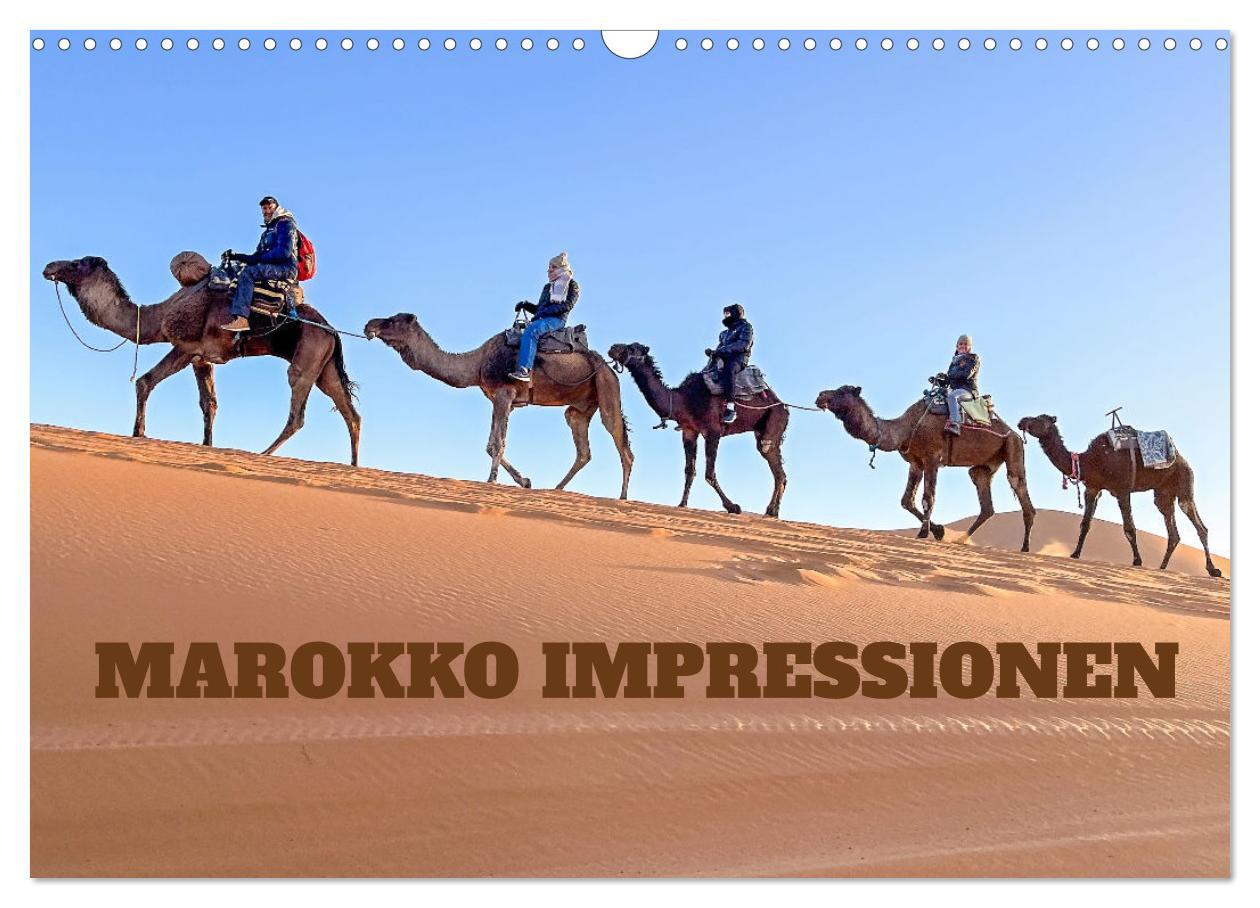 Naptár/Határidőnapló Marokko Impressionan (Wandkalender 2025 DIN A3 quer), CALVENDO Monatskalender 