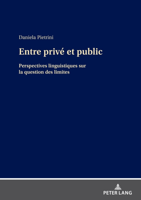 E-book Entre prive et public Pietrini Daniela Pietrini