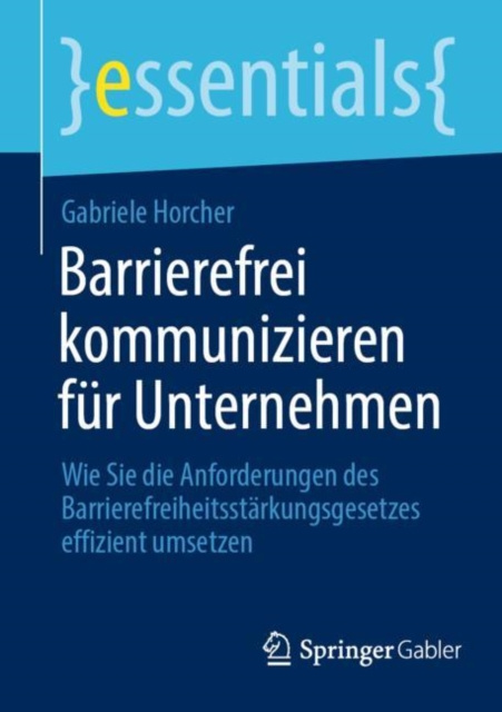 E-kniha Barrierefrei kommunizieren fur Unternehmen Gabriele Horcher