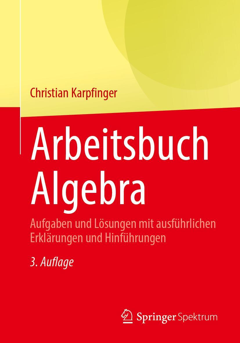 Carte Arbeitsbuch Algebra 