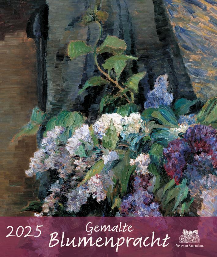 Kalendář/Diář Gemalte Blumenpracht 2025 
