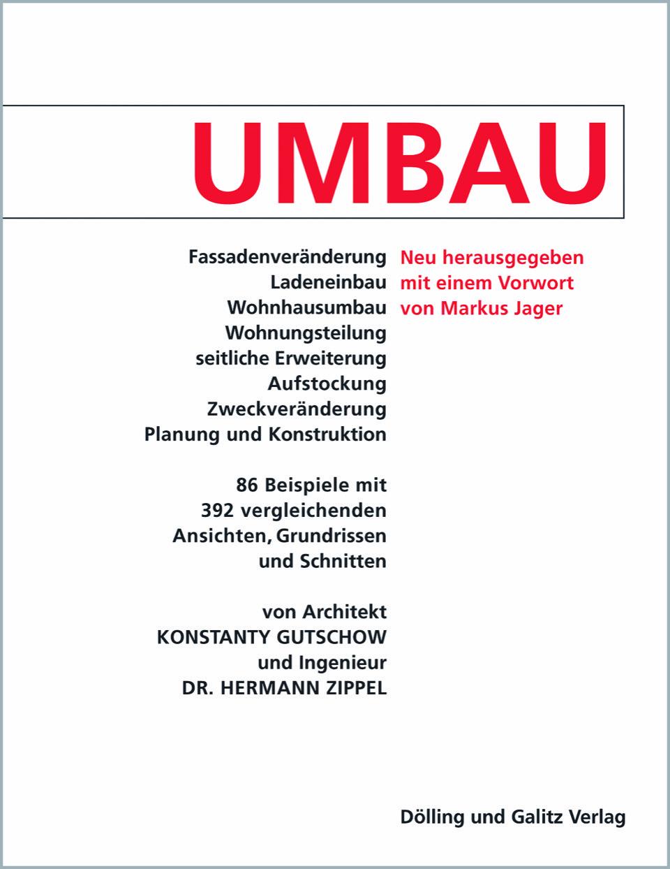 Buch UMBAU Hermann Zippel