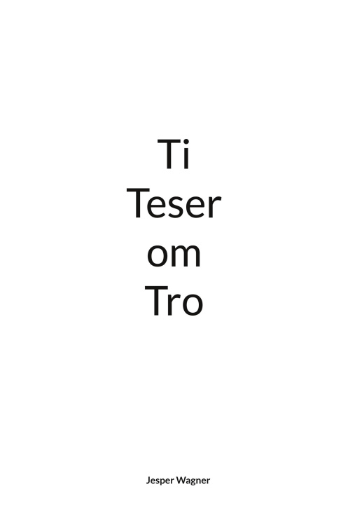 Könyv Ti Teser om Tro Bergholm Media Hellerup