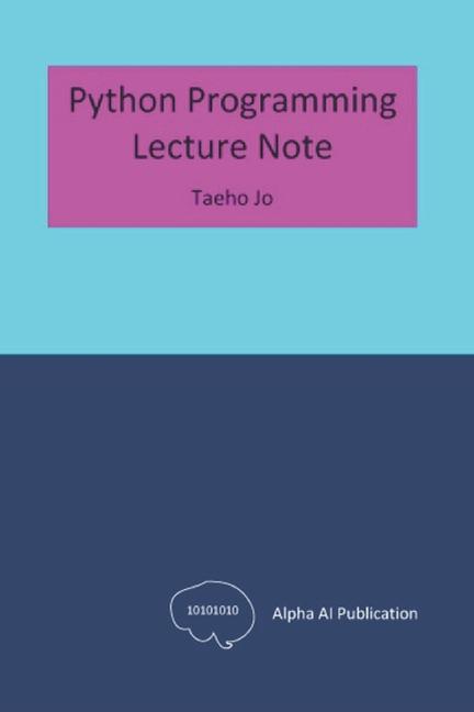 Knjiga Python Programming Taeho Jo
