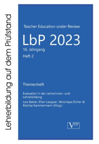Carte Evaluation in der Lehrerinnen- und Lehrerbildung Lars Balzer