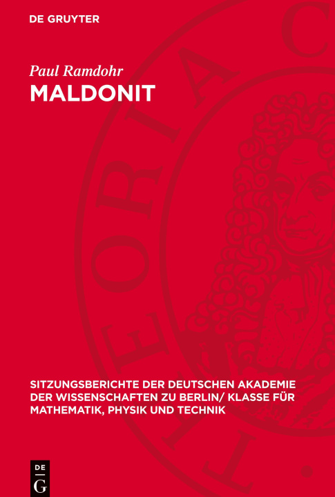 Knjiga Maldonit Paul Ramdohr