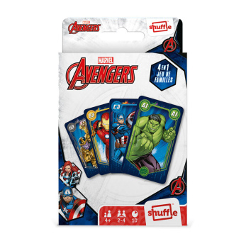 Hra/Hračka FSC Display Disney Marvel Avengers - Quartett 4 in 1 (plastikfrei) ASS Altenburger
