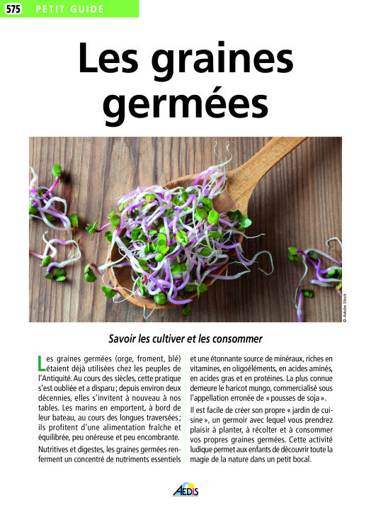 Knjiga Graines germées 