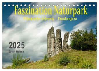 Calendar/Diary Faszination Naturpark Fränkische Schweiz - Frankenjura (Tischkalender 2025 DIN A5 quer), CALVENDO Monatskalender Calvendo