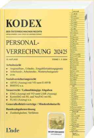 Könyv KODEX Personalverrechnung 2024/25 Michael Seebacher