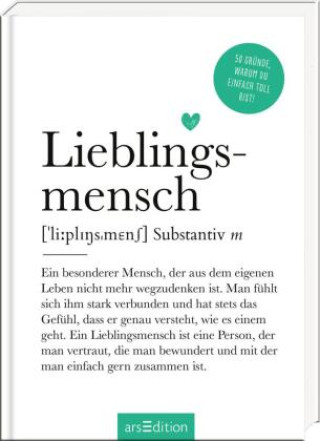Книга Lieblingsmensch (Substantiv, m) 