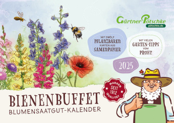Calendar / Agendă Bienenbuffet Blumen-Saatgut-Kalender 2025 