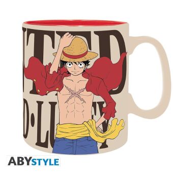 Játék ONE PIECE-Mug-Luffy & Wanted 