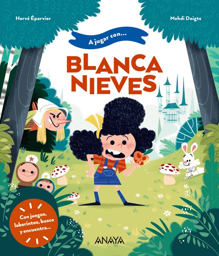 Kniha A jugar con Blancanieves EPARVIER