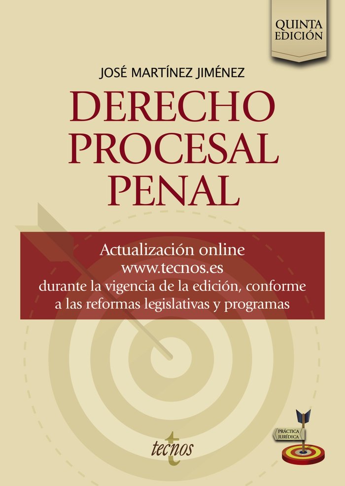 Kniha DERECHO PROCESAL PENAL MARTINEZ JIMENEZ