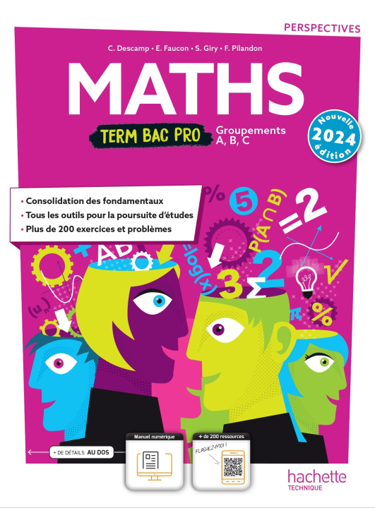 Книга Perspectives Mathématiques terminale Bac Pro - livre élève -  Éd. 2024 Christine Descamp