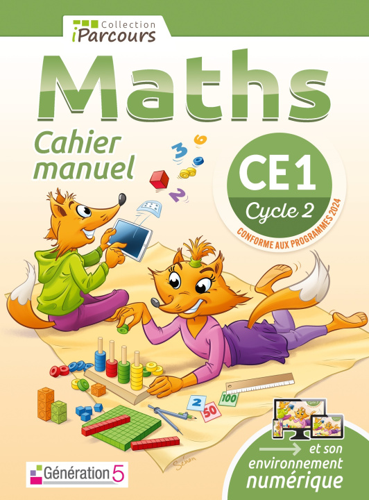 Kniha Cahier-manuel iParcours maths CE1 (édition 2024) HACHE