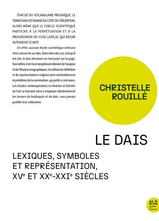 Knjiga Le dais Christelle Rouillé