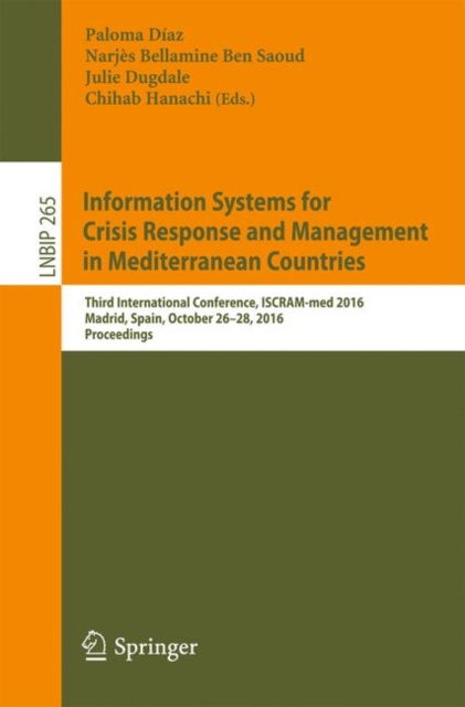 E-kniha Information Systems for Crisis Response and Management in Mediterranean Countries Paloma Diaz