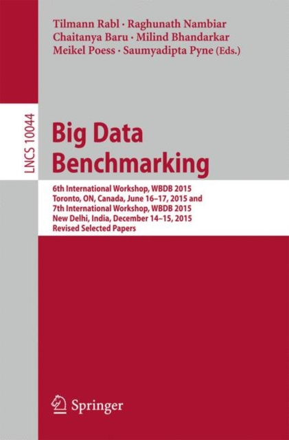 E-book Big Data Benchmarking Tilmann Rabl