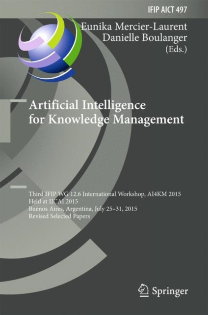 E-kniha Artificial Intelligence for Knowledge Management Eunika Mercier-Laurent