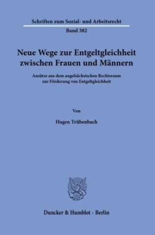 Könyv Neue Wege zur Entgeltgleichheit zwischen Frauen und Männern. Hagen Trübenbach