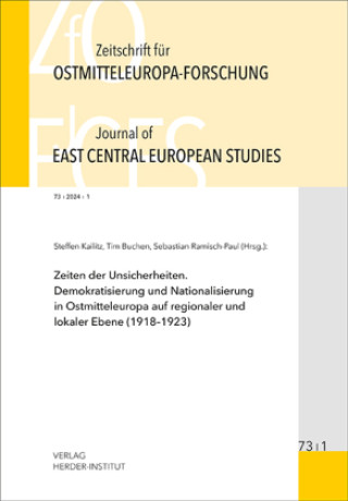 Kniha Zeitschrift für Ostmitteleuropa-Forschung (ZfO) 73/1 / Journal of East Central European Studies (JECES) 73/1 Nora Berend