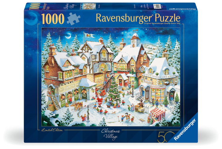 Game/Toy Ravensburger 50-jähriges Jubiläum: Weihnachtsdorf Limited Edition Nr.28 1000-teiliges Puzzle 