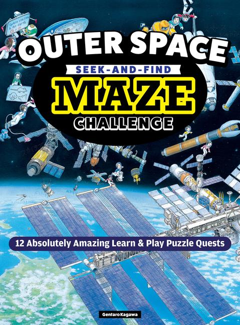 Kniha Outer Space Seek-And-Find Maze Challenge 
