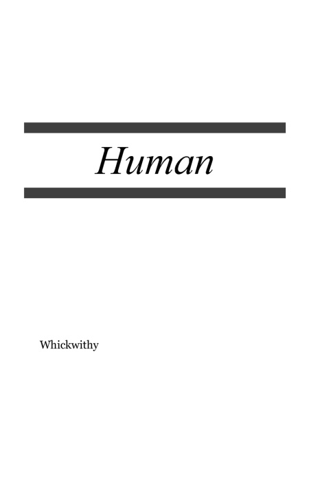 Knjiga Human Whickwithy
