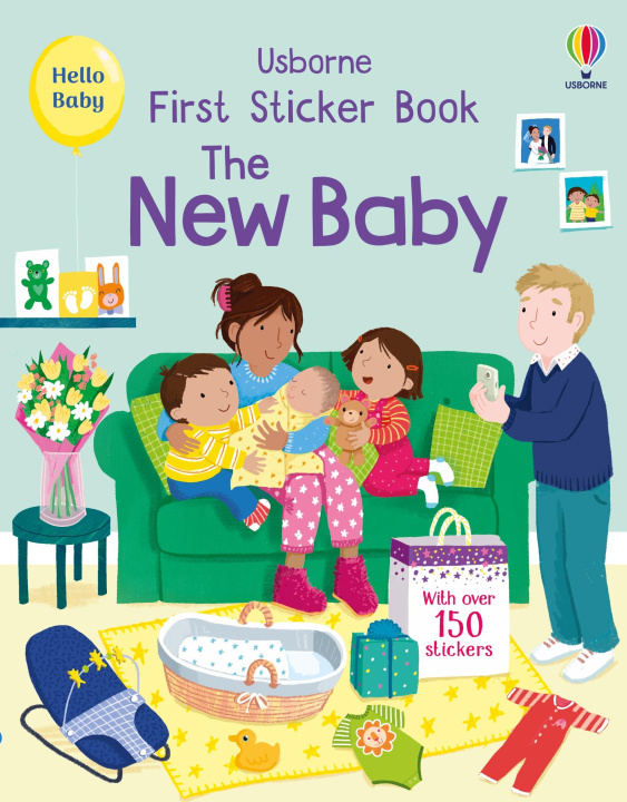 Książka First Sticker Book The New Baby Joanne Partis