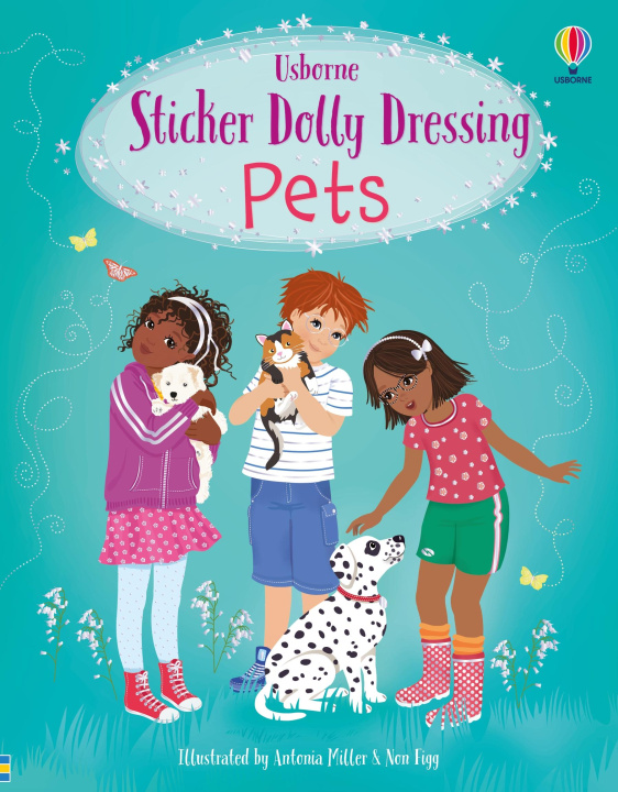 Kniha Sticker Dolly Dressing Pets Antonia Miller