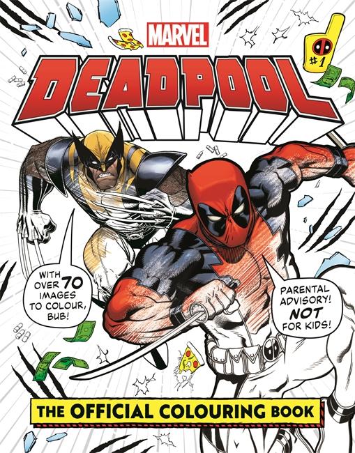 Livre Marvel's Deadpool: The Official Colouring Book 