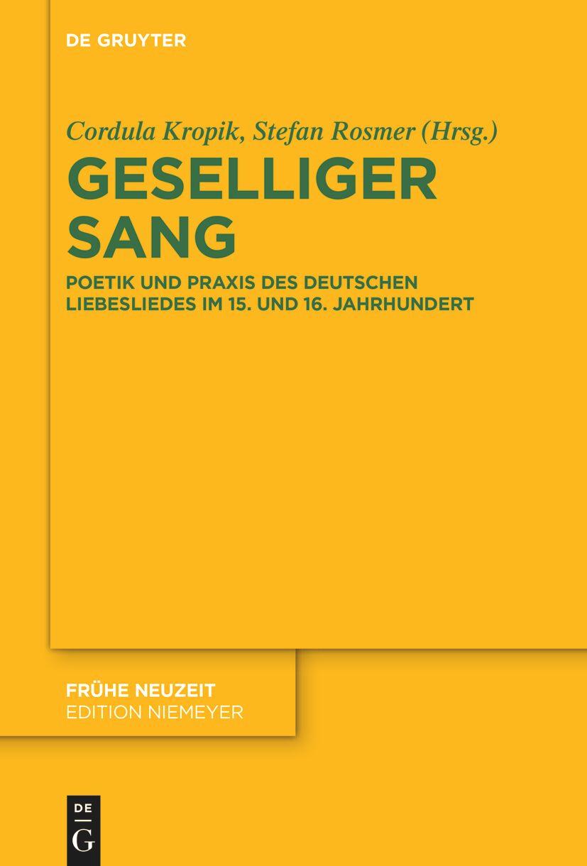 Knjiga Geselliger Sang Stefan Rosmer
